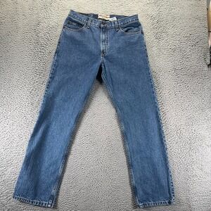 Signature by Levi's Authentics Jeans Men's 34x32 Cotton Denim Straight Workwear